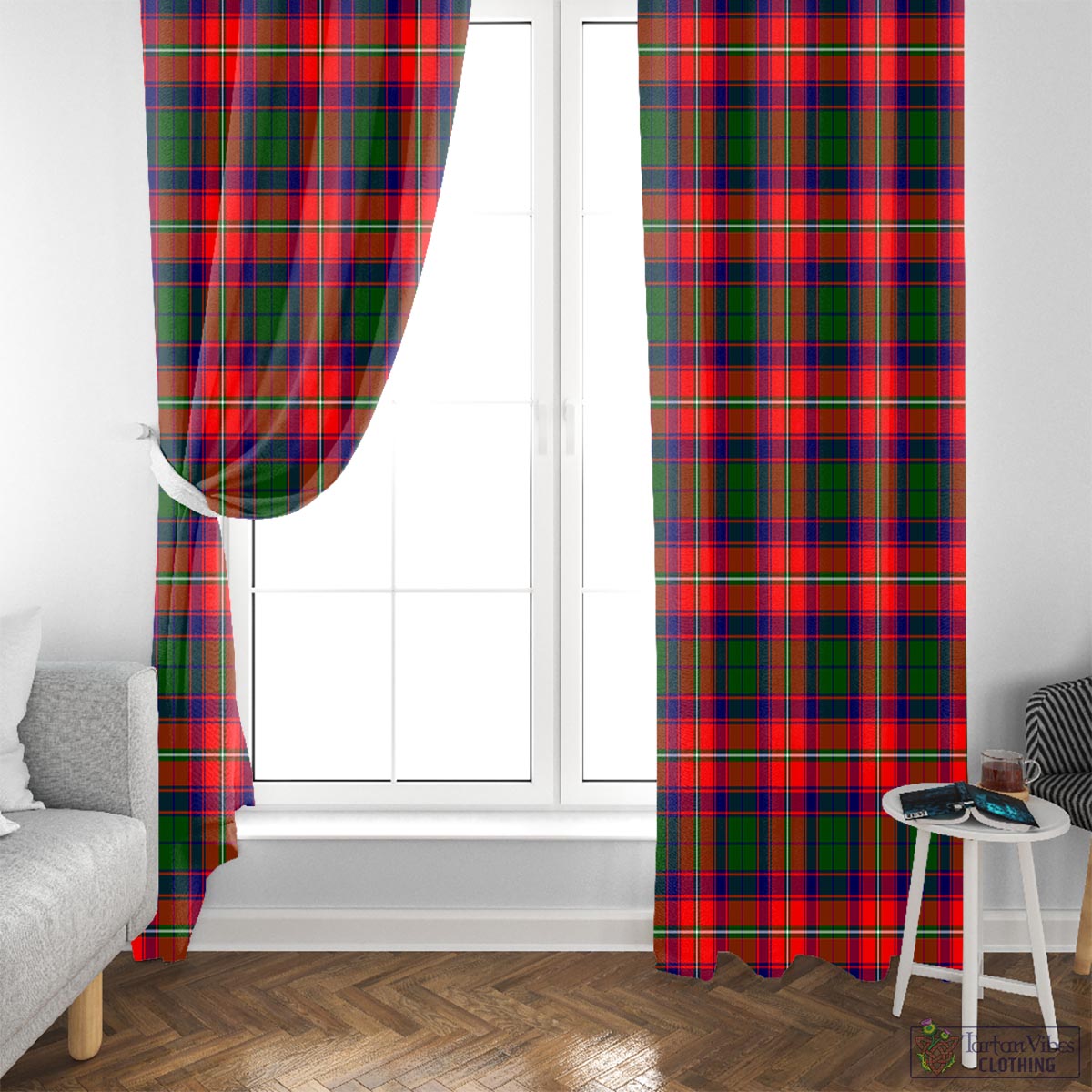 Belshes Tartan Window Curtain - Tartan Vibes Clothing