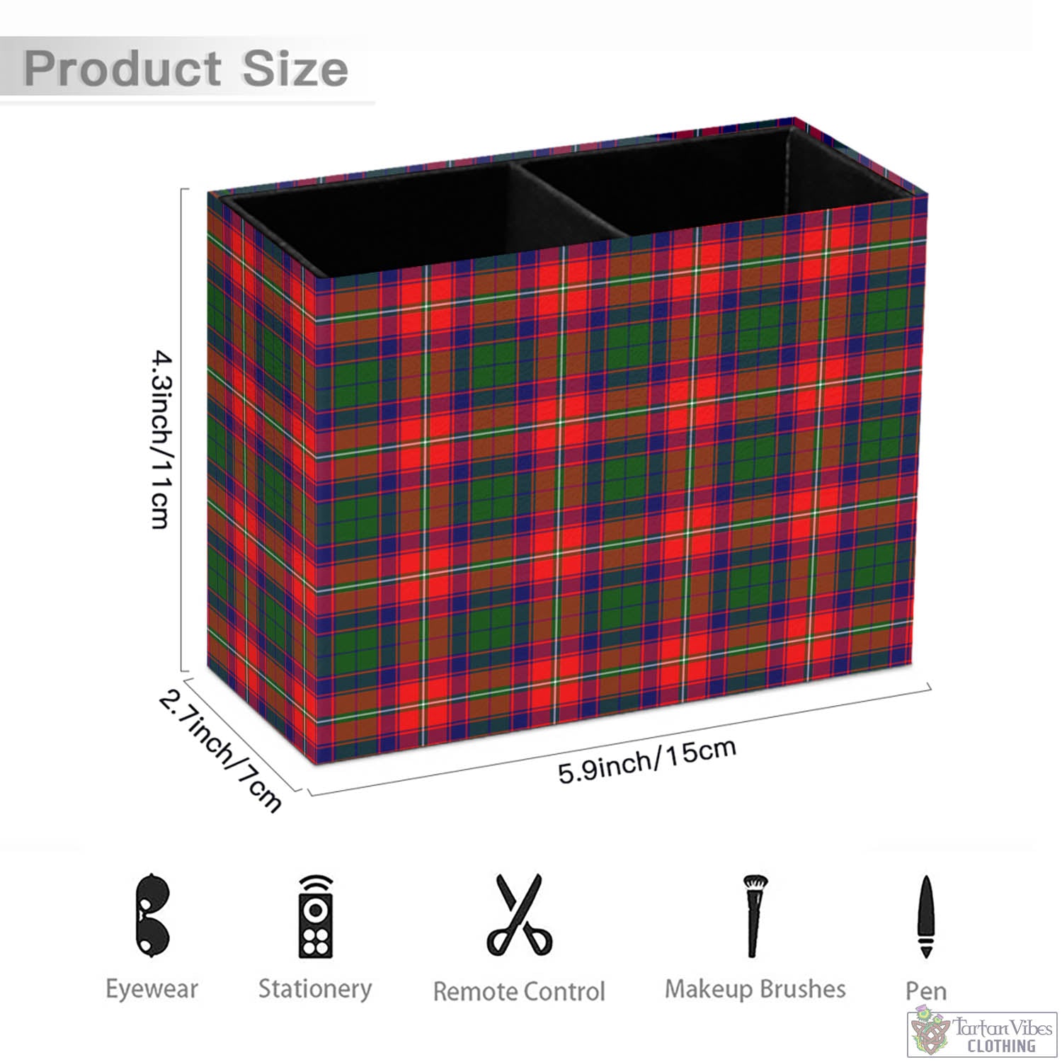 Belshes Tartan Pen Holder - Tartan Vibes Clothing
