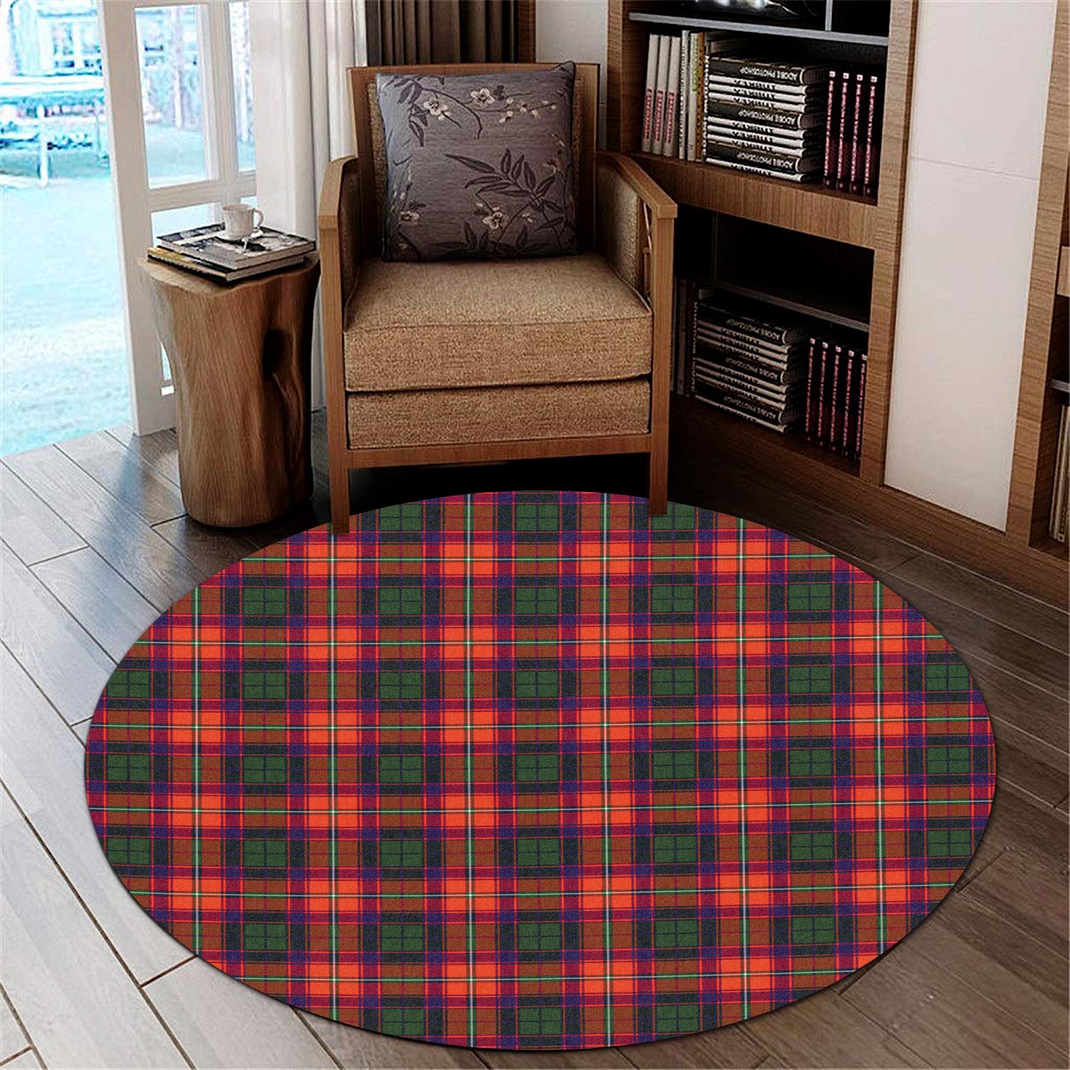 Belshes Tartan Round Rug - Tartan Vibes Clothing
