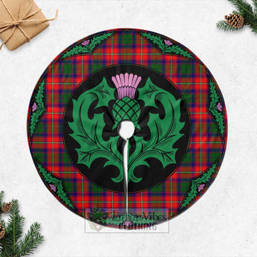 Belshes (Belsches) Tartan Christmas Tree Skirt Scottish Thistle Style Casual Tree Skirts - Tartan Vibes Clothing