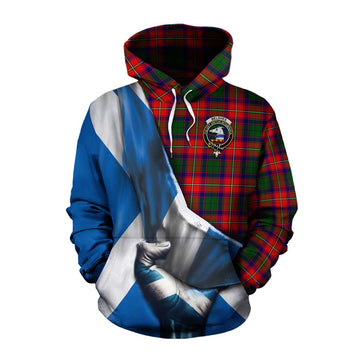 Belshes (Belsches) Tartan Cotton Hoodie with Family Crest Scotland Patriotic Style Pullover Hoodie XS - Tartan Vibes Clothing