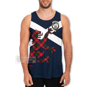 Belshes (Belsches) Tartan Lion Rampant Men's Tank Top Proudly Display Your Heritage with Alba Gu Brath and Clan Name Men - Tartan Vibes Clothing