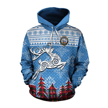 Belshes (Belsches) Clan Christmas Cotton Hoodie Celtic Reindeer Style Pullover Hoodie XS - Tartan Vibes Clothing