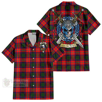 Belshes (Belsches) Tartan Hawaiian Shirt with Family Crest Celtic Skull Style Kid - Tartan Vibes Clothing