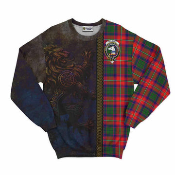 Belshes (Belsches) Tartan Family Crest Sweatshirt Alba Gu Brath Be Brave Lion Ancient Style Unisex - Tartan Vibes Clothing