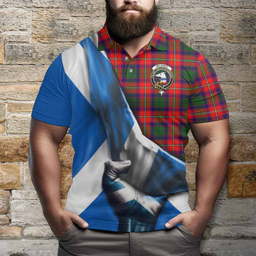 Belshes (Belsches) Tartan Polo Shirt with Family Crest Scotland Patriotic Style Kid - Tartan Vibes Clothing