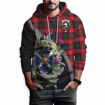 Belshes (Belsches) Tartan Family Crest Hoodie Lion Rampant Royal Thistle Shield Celtic Inspired Pullover Hoodie - Tartan Vibes Clothing