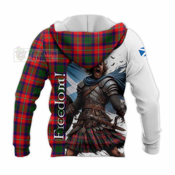 Belshes (Belsches) Crest Tartan Knitted Hoodie Inspired by the Freedom of Scottish Warrior - Tartan Vibes Clothing