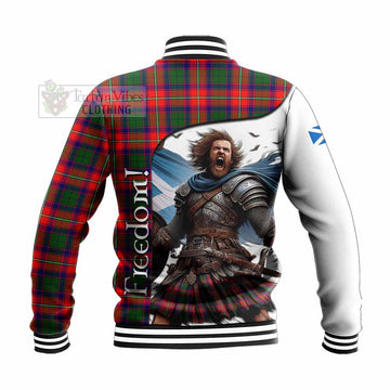 Belshes (Belsches) Crest Tartan Baseball Jacket Inspired by the Freedom of Scottish Warrior - Tartan Vibes Clothing