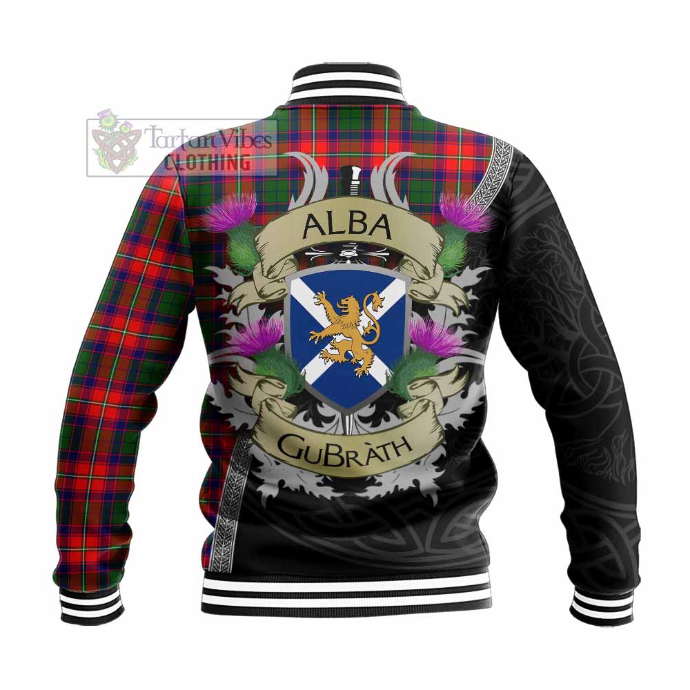 Belshes (Belsches) Tartan Family Crest Baseball Jacket Lion Rampant Royal Thistle Shield Celtic Inspired - Tartan Vibes Clothing