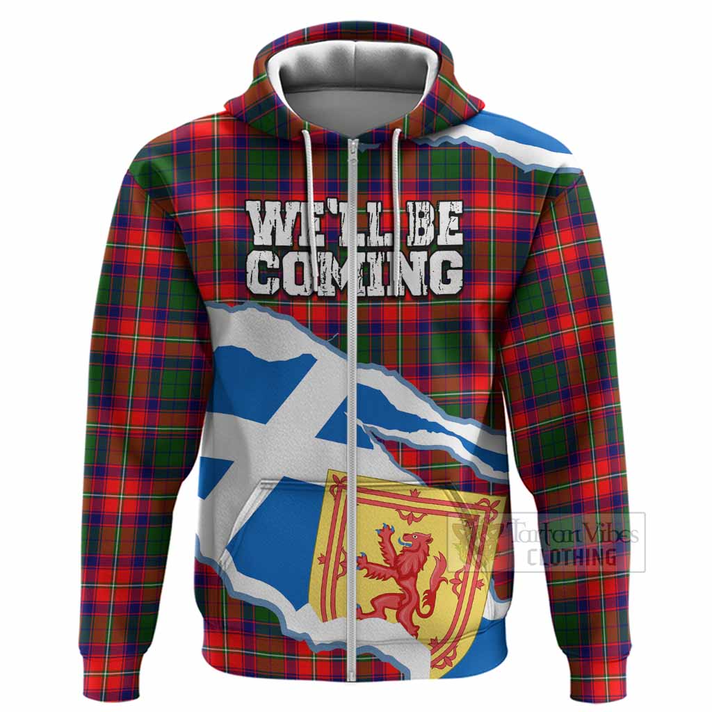 Belshes (Belsches) Scotland Football Tartan Hoodie We'll Be Coming
