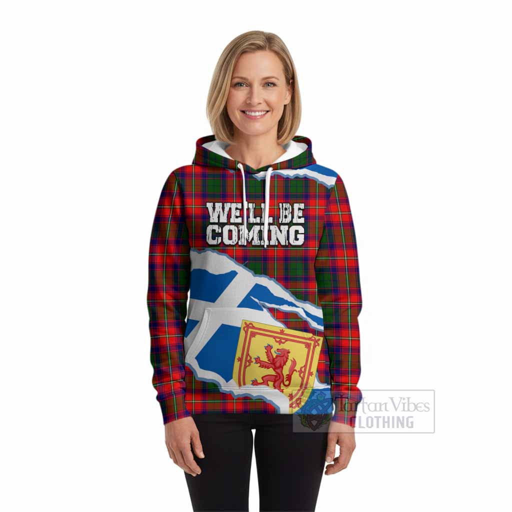 Belshes (Belsches) Scotland Football Tartan Hoodie We'll Be Coming