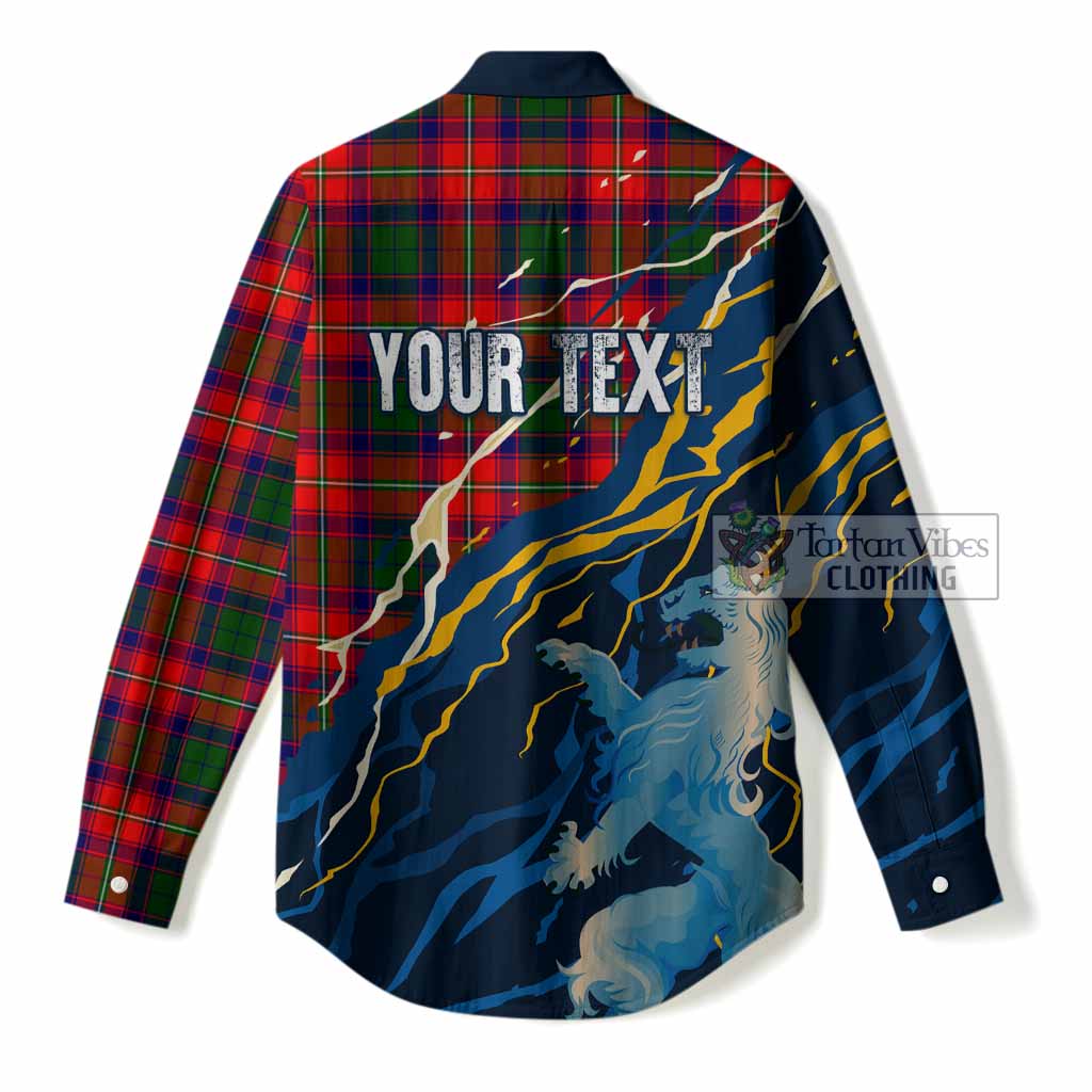 Belshes (Belsches) Scotland Tartan Women Casual Shirt WC2026 Football - We'll Be Coming