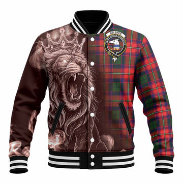 Belshes (Belsches) Tartan Baseball Jacket Roaring Lion Heritage