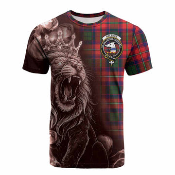 Belshes (Belsches) Tartan Cotton T-shirt Roaring Lion Heritage