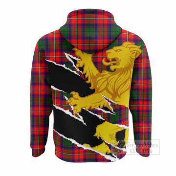 Belshes (Belsches) Tartan Crest Scottish Hoodie Heraldic Golden Lion