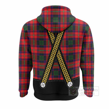 Belshes (Belsches) Tartan Lederhosen Costume Hoodie Scotland Celtic Knot Motif