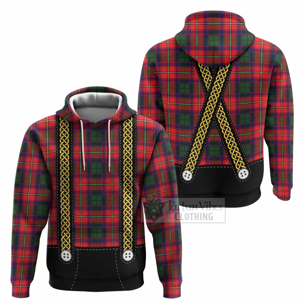Belshes (Belsches) Tartan Lederhosen Costume Hoodie Scotland Celtic Knot Motif