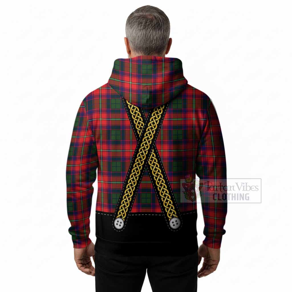 Belshes (Belsches) Tartan Lederhosen Costume Hoodie Scotland Celtic Knot Motif