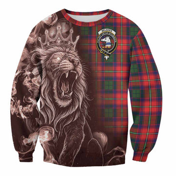 Belshes (Belsches) Tartan Sweatshirt Roaring Lion Heritage