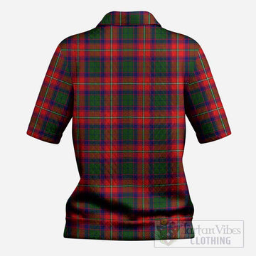 Belshes (Belsches) Tartan Women’s Polo Sweater Top with Family Crest