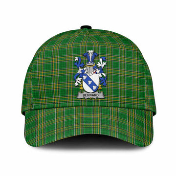 Bernard Irish Clan Tartan Classic Cap with Coat of Arms