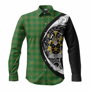 Best Irish Clan Long Sleeve Button Shirt Celtic Circle Style