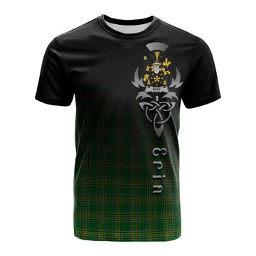 Best Irish Clan Cotton T-shirt with Coat of Arms Erin Go Bragh Celtic Inspired