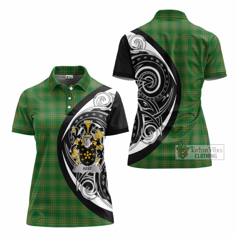 Tartan Vibes Clothing Best Irish Clan Women's Polo Shirt Celtic Circle Style