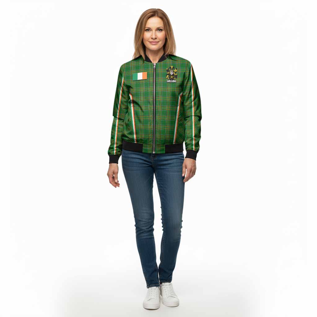 Best Irish Clan Coat of Arm Tartan Bomber Jacket Flag Style