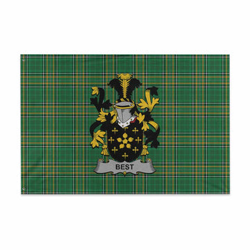 Best Irish Clan Tartan House Flag with Coat of Arms
