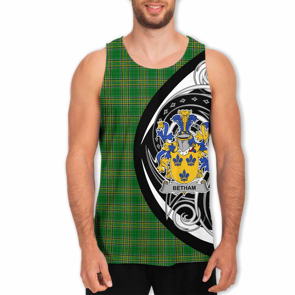 Tartan Vibes Clothing Betham Irish Clan Men's Tank Top Celtic Circle Style