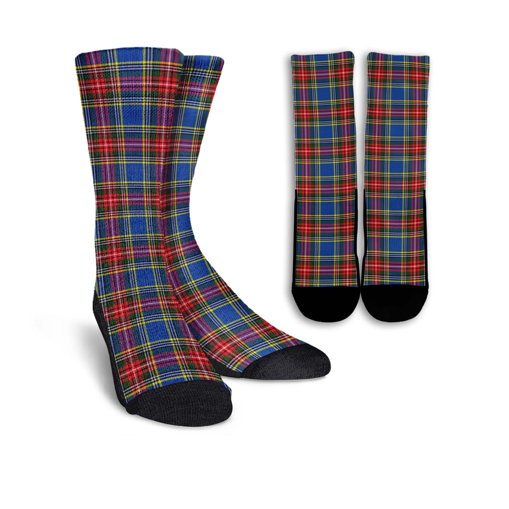 Bethune Tartan Crew Socks - Tartanvibesclothing