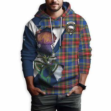 Bethune Tartan Family Crest Hoodie Scottish Thistle Celtic Inspired