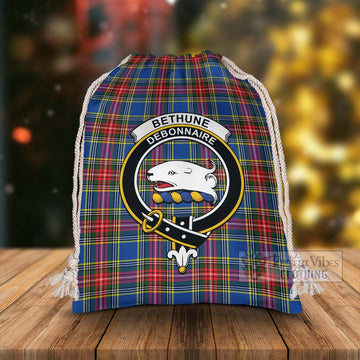 Tartan Vibes Clothing Bethune Tartan Christmas Santa's Bag with Family Crest
