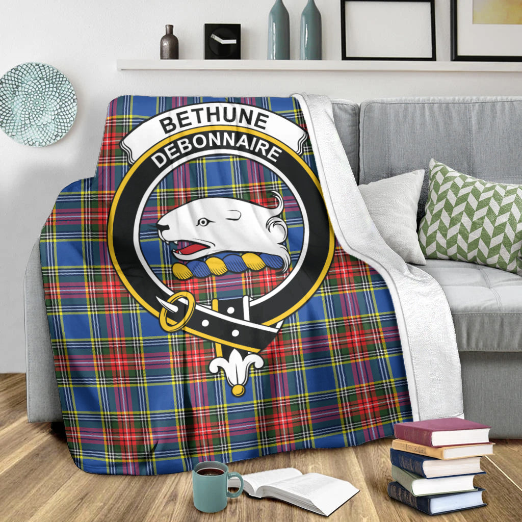 Bethune Clan Half Of Tartan Hoodie main image 1
