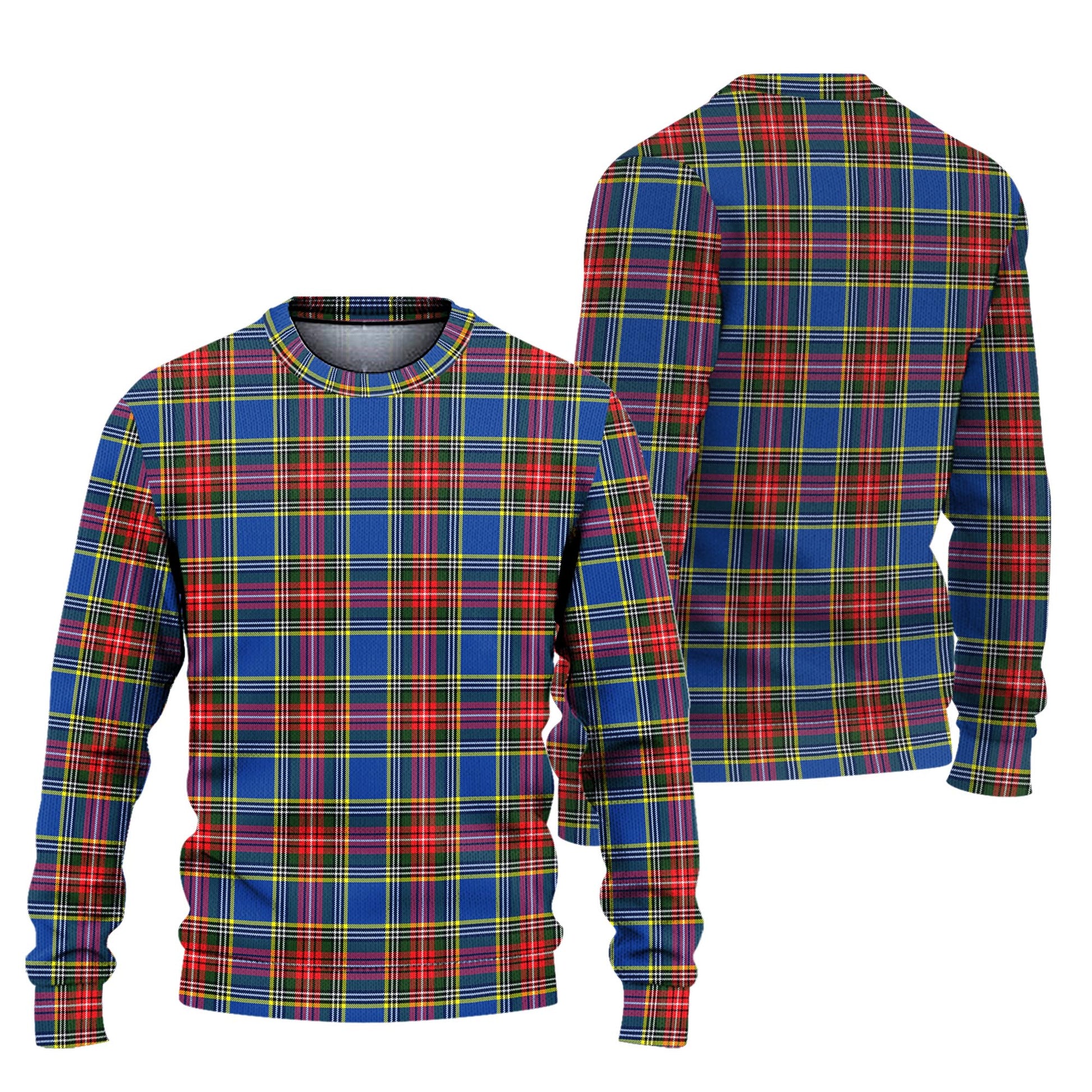 Bethune Tartan Knitted Sweater Unisex - Tartanvibesclothing