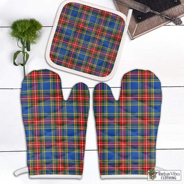 Bethune Tartan Combo Oven Mitt & Pot-Holder Combo 1 Oven Mitt & 1 Pot-Holder White - Tartan Vibes Clothing