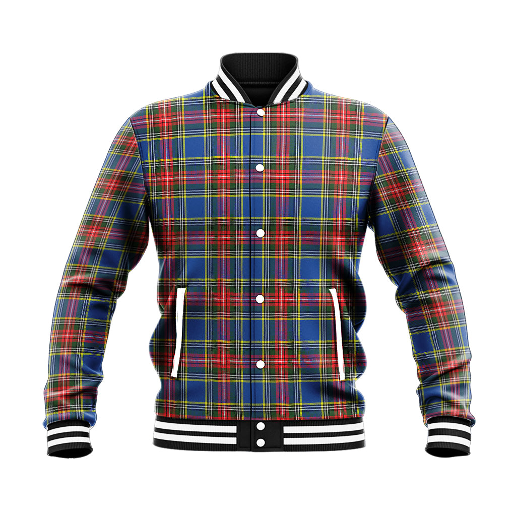 Bethune Tartan Baseball Jacket - Tartan Vibes Clothing
