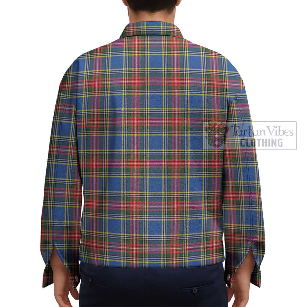 Bethune Tartan Unisex Lapel Cotton Jacket - Tartan Vibes Clothing