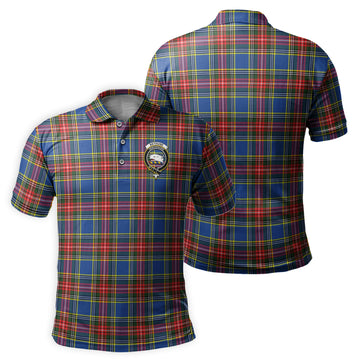 Bethune Tartan Men's Polo Shirt with Family Crest
