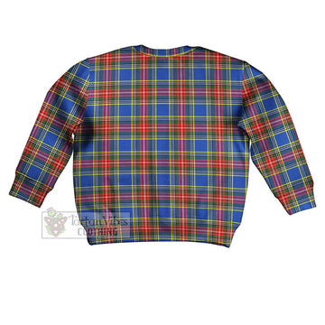 Bethune Tartan Kid Ugly Sweater with Family Crest - Tartan Vibes Clothing