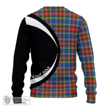 Bethune Tartan Ugly Sweater with Family Crest Circle Style - Tartan Vibes Clothing