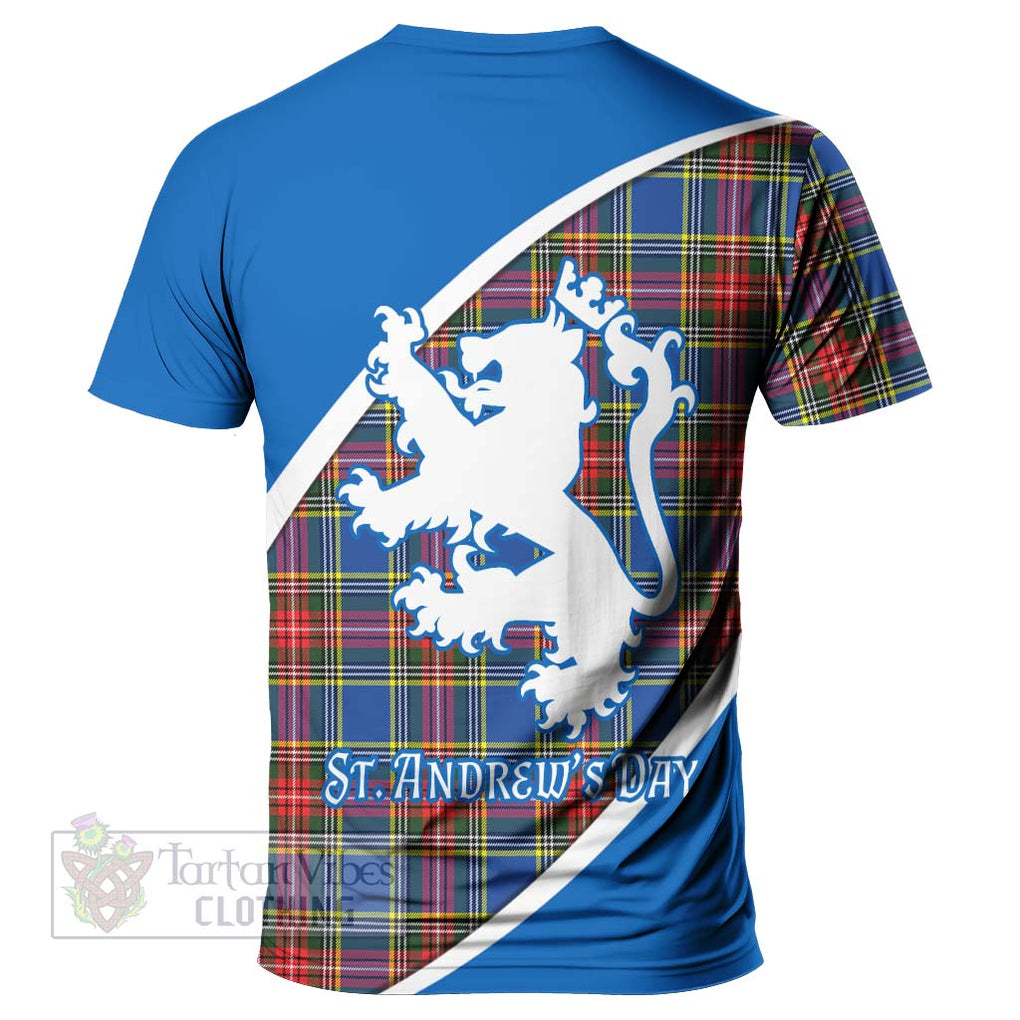 Tartan Vibes Clothing Bethune Family Crest Tartan T-Shirt Celebrate Saint Andrew's Day in Style