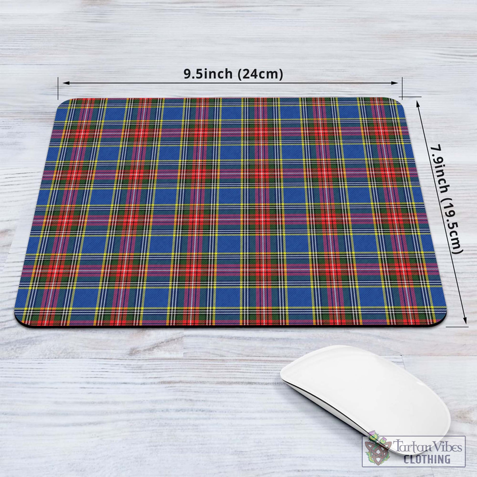 Tartan Vibes Clothing Bethune Tartan Mouse Pad