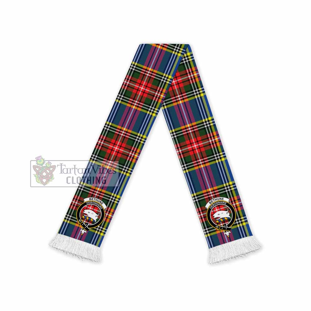 Tartan Vibes Clothing Bethune Tartan Ruffneck Scarf with Family Crest