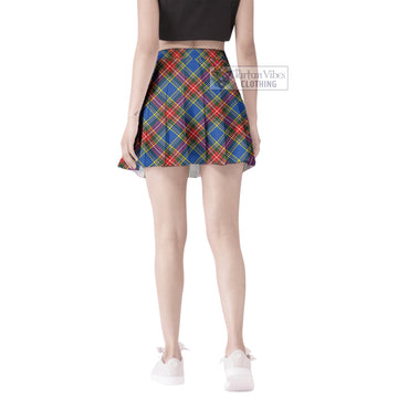 Bethune Tartan Women's Plated Mini Skirt