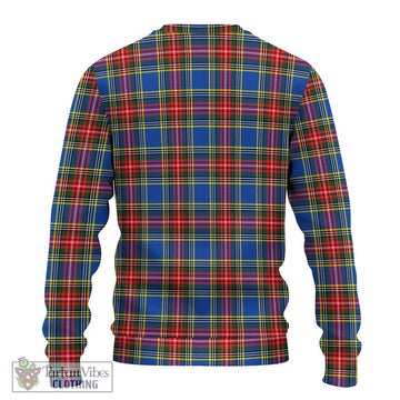 Bethune Tartan Knitted Sweater with Family Crest DNA In Me Style - Tartanvibesclothing Shop