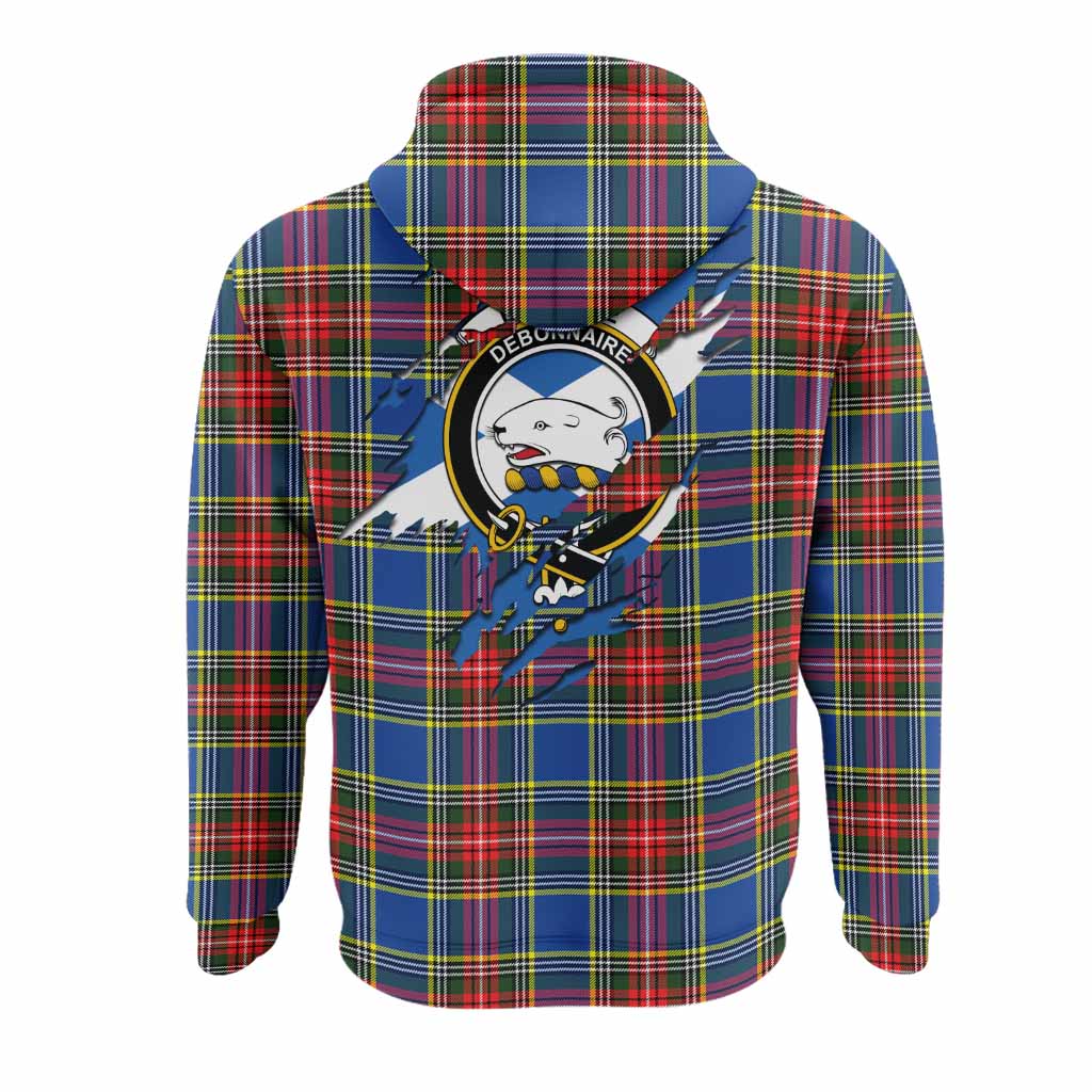 Bethune Clan Crest In Me Tartan Hoodie Scotland Flag Style