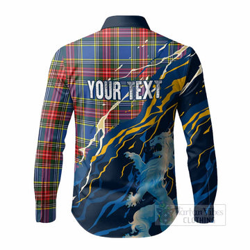 Bethune Scotland Tartan Long Sleeve Button Shirts WC2026 Football - We'll Be Coming
